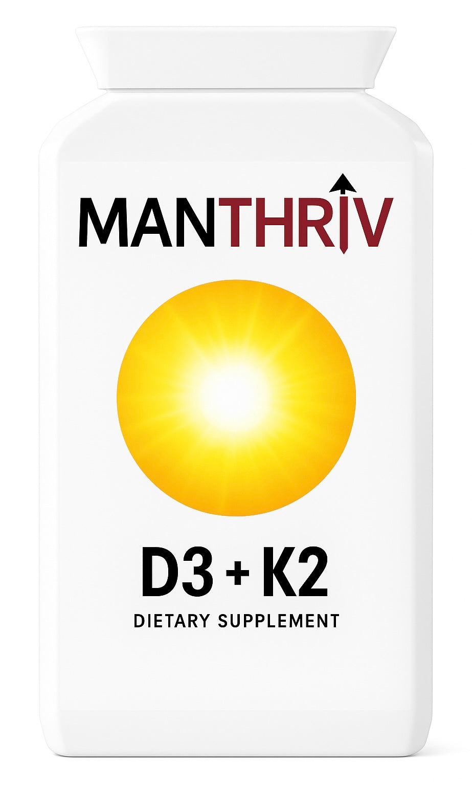 ManThriv D3 + K2 — Bone, Heart & Immune Support